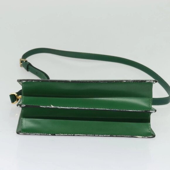 LOUIS VUITTON Epi Capuchin Shoulder Bag Green M52344 LV Auth 129902 - Picture 7 of 16